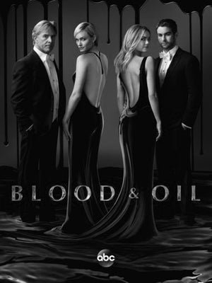 Blood And Oil Poster Black and White Mini Poster 11"x17"