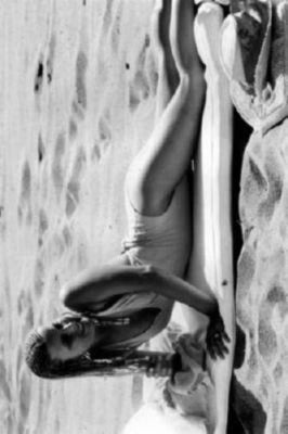 Bo Derek black and white poster