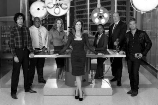 Body Of Proof Poster Black and White Mini Poster 11"x17"