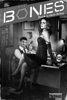 Bones poster Black and White poster for sale cheap United States USA