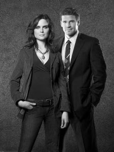 Bones black and white poster