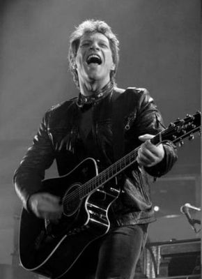 Bon Jovi Poster Black and White Poster 24x36 The Poster Depot