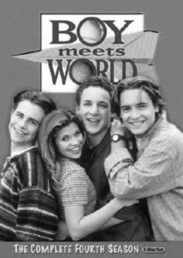 Boy Meets World Tv black and white poster