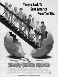 Brady Bunch poster tin sign Wall Art