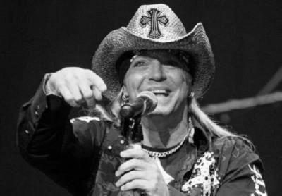 Brett Michaels poster tin Metal Print Wall Art