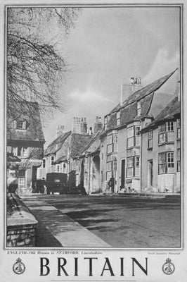 England Britain Poster Black and White Poster 16x24 The Poster Depot