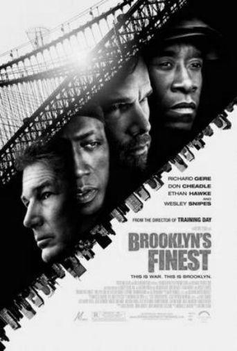 Brooklyns Finest black and white poster