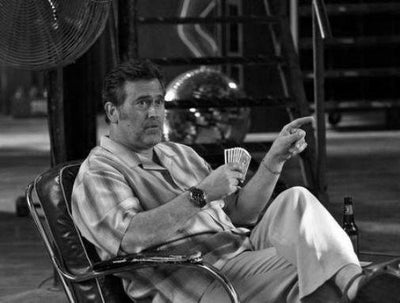 Bruce Campbell black and white poster
