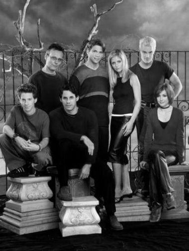 Buffy The Vampire Slayer black and white poster