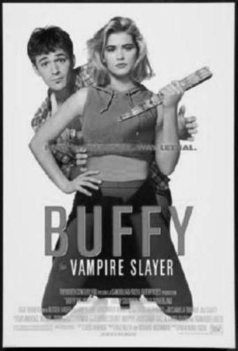 Buffy The Vampire Slayer poster tin sign Wall Art