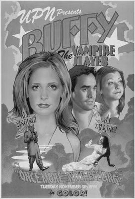 Buffy The Musical poster tin sign Wall Art