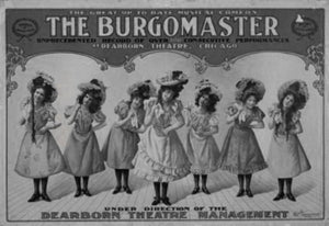 Burgomaster poster Black and White poster for sale cheap United States USA