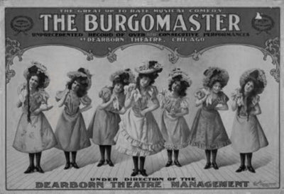 Burgomaster Poster Black and White Poster 24x36 The Poster Depot