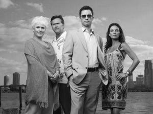 Burn Notice black and white poster