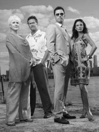 Burn Notice black and white poster