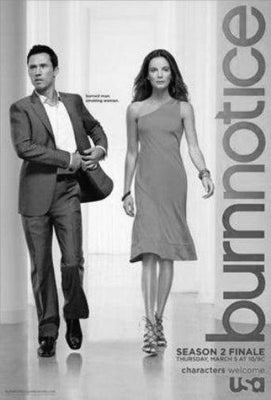 Burn Notice Poster Black and White Poster 27"x40" The Poster Depot