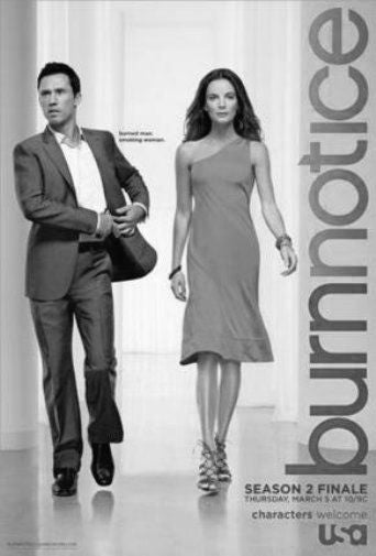 Burn Notice poster Black and White poster for sale cheap United States USA