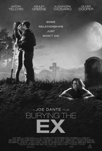Burying The Ex black and white poster