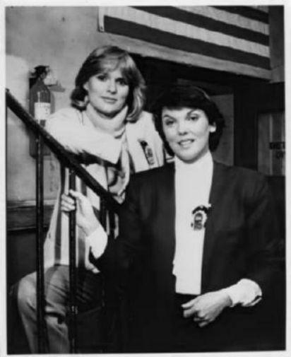 Cagney And Lacey black and white poster