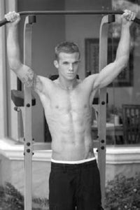 Cam Gigandet black and white poster