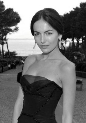 Camilla Belle Poster Black and White Poster On Sale United States