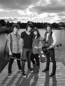 Camp Rock black and white poster
