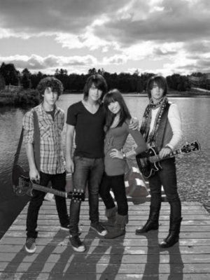 Camp Rock Poster Black and White Poster On Sale United States