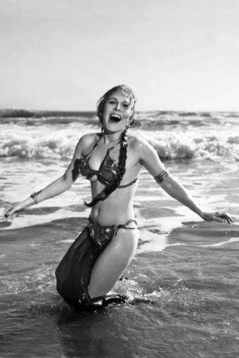 Carrie Fisher poster tin Metal Print Wall Art