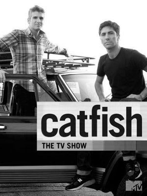 Catfish poster tin Metal Print Wall Art