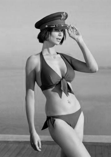 Catherine Bell Poster Black and White Mini Poster 11