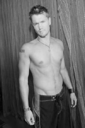 Chad Michael Murray black and white poster