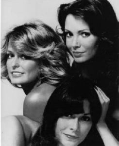 Charlies Angels black and white poster