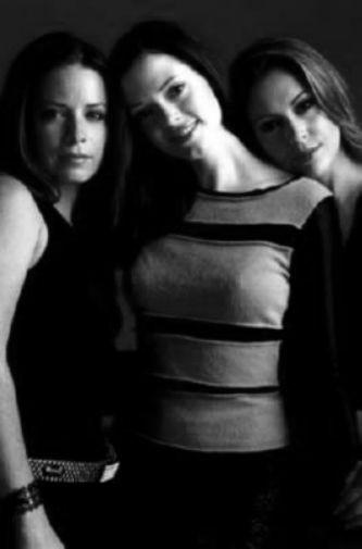 Charmed black and white poster