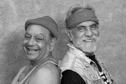 Cheech And Chong black and white poster