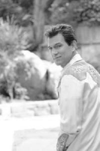 Chris Isaak black and white poster