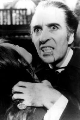 Christopher Lee Poster Black and White Mini Poster 11"x17"