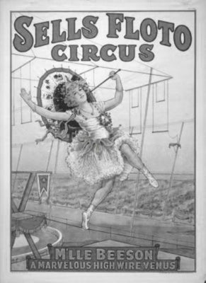 Circus poster Black and White poster for sale cheap United States USA