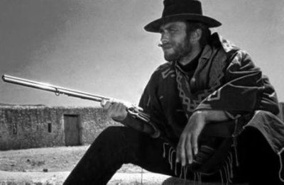 Clint Eastwood Poster Black and White Poster On Sale United States