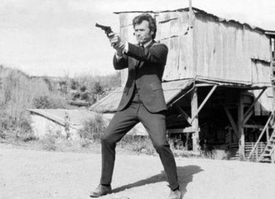 Clint Eastwood poster tin Metal Print Wall Art