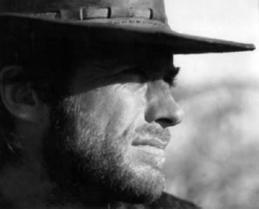 Clint Eastwood Poster Black and White Mini Poster 11