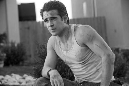 Colin Farrell Metal Poster Print Black and White | The Poster Depot The Poster Depot