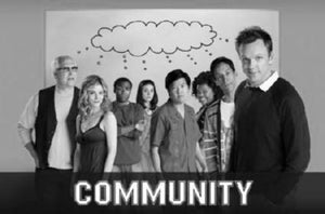 Community poster Black and White poster for sale cheap United States USA