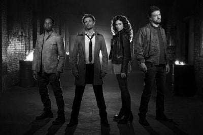 Constantine black and white poster
