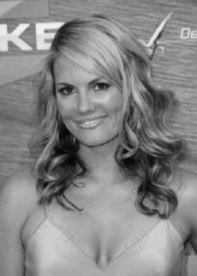 Courtney Hansen Poster Black and White Mini Poster 11"x17"