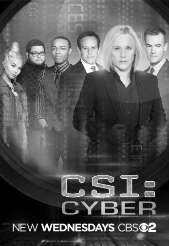 Csi Cyber black and white poster