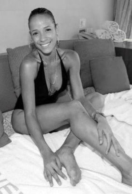 Dania Ramirez black and white poster