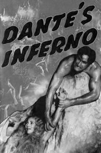 Dantes Inferno black and white poster