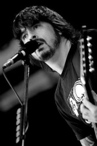 Dave Grohl Poster Black and White Mini Poster 11