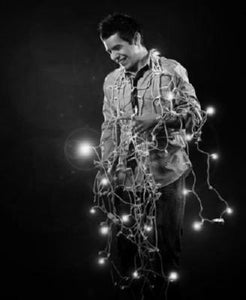 David Archuleta black and white poster