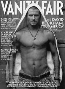 David Beckham Poster Black and White Mini Poster 11"x17"